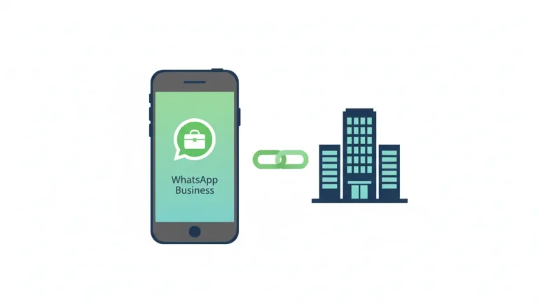 WhatsApp Business no smartphone com ícones de negócios — WhatsApp Business para empresas