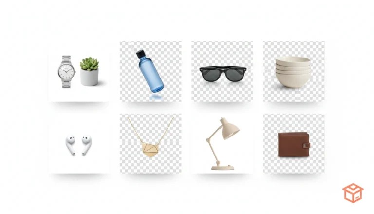 Tirar fundo de imagem para e-commerce — fotos de produto com fundo branco e transparente