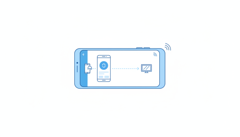 Smartphone com app Alexa conectando smart TV via Wi-Fi, passo a passo de configuração